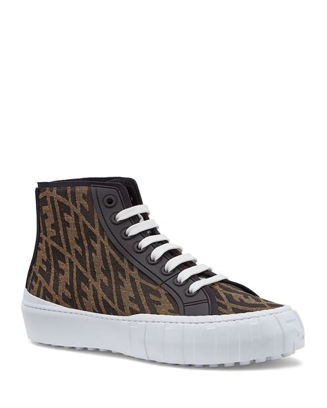 fendi men sneakers|fendi high top sneakers men's.